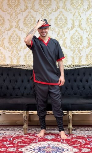 Bombacha Bordada Preta 213