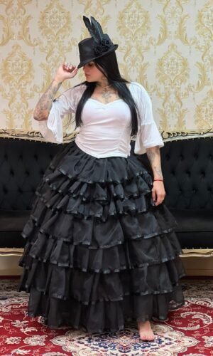 Corpete Veludo Branco 013