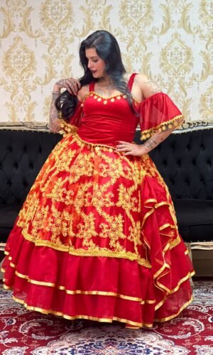 Saia Cabaré Vermelho/Dou 8108