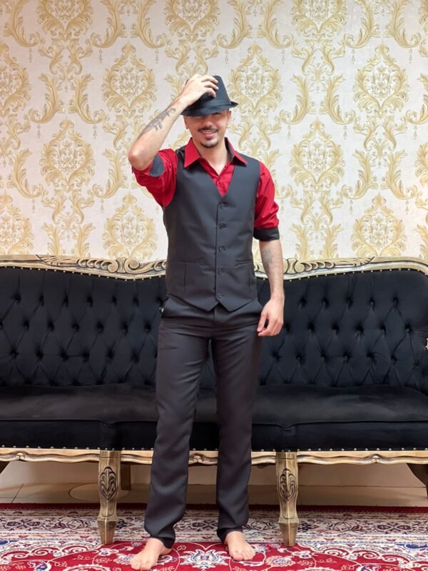 Camisa Social Slim Vermelha 103 - Imagem 7