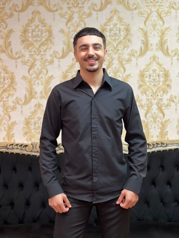 Camisa Social Slim Preta 202 - Imagem 4