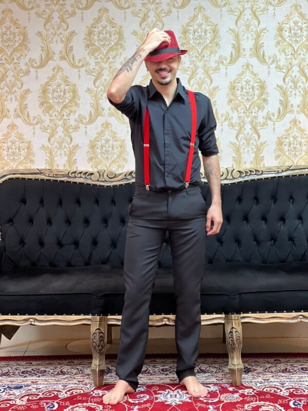 Camisa Social Slim Preta 202