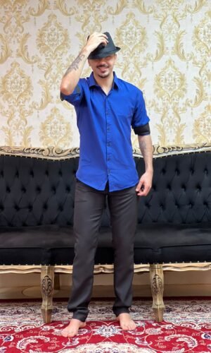 Camisa Social Slim Azulão 401