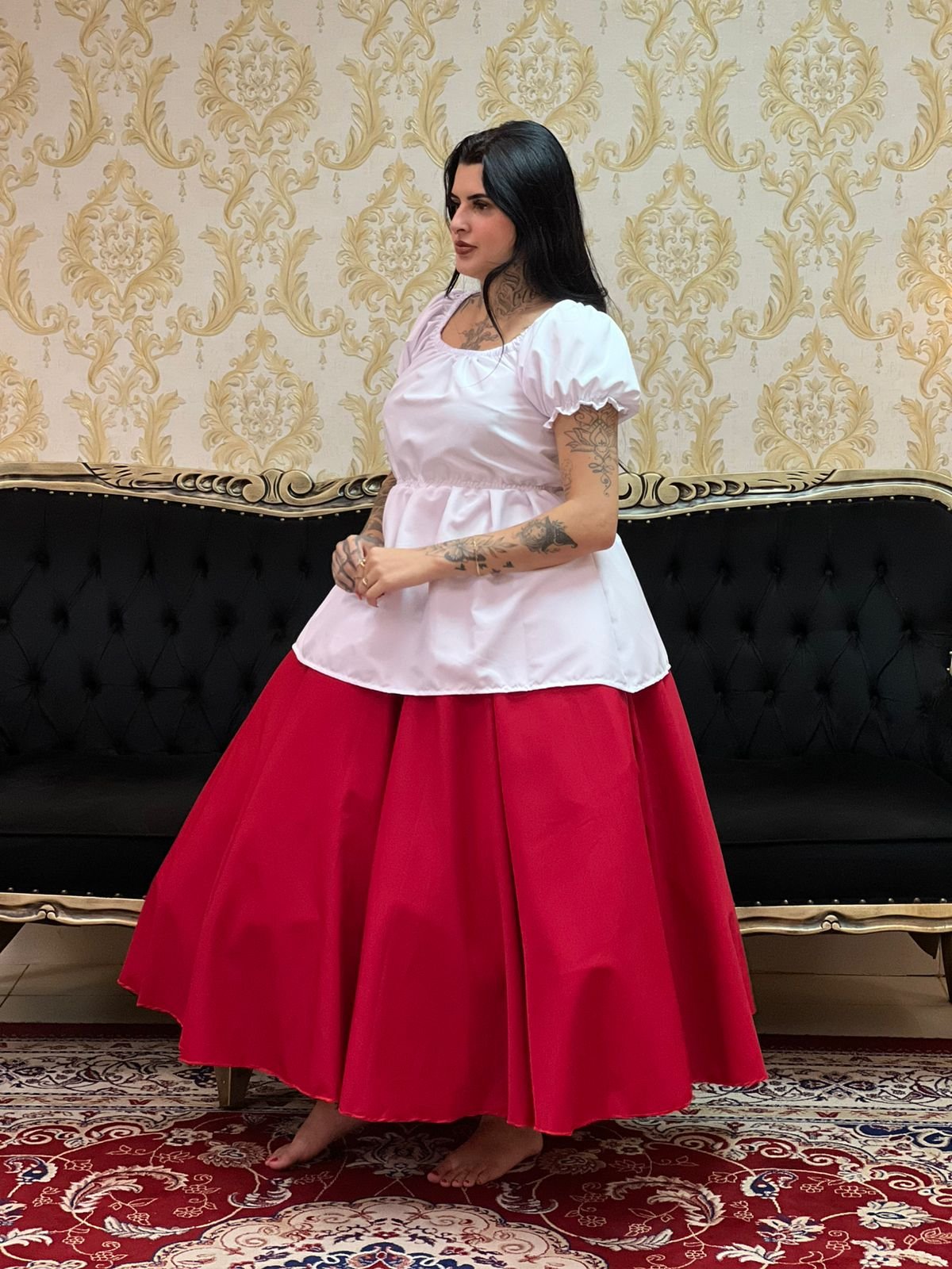 Bata Umbanda Branca 005