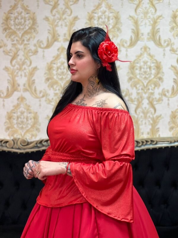 Blusa Glow Vermelha 140 - Imagem 3