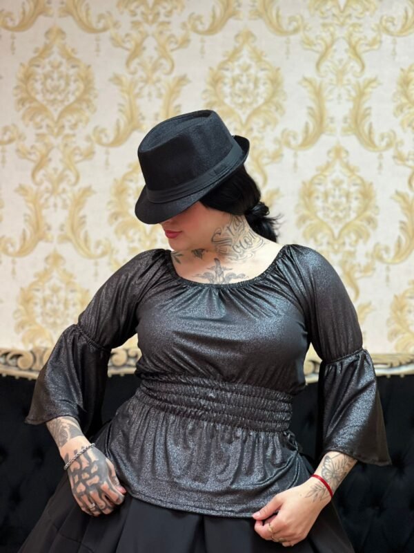 Blusa Glow Preto/Prata 220 - Imagem 2