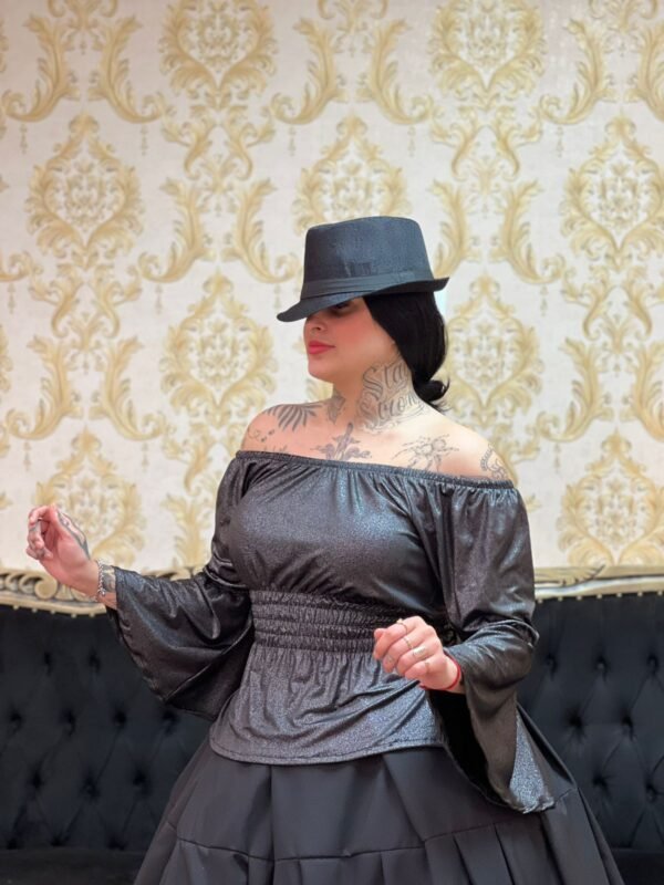 Blusa Glow Preto/Prata 220 - Imagem 3
