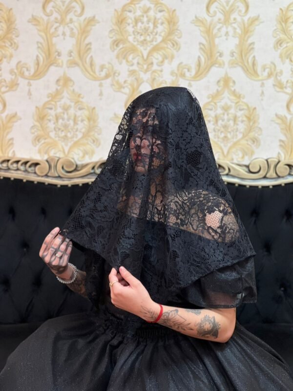 Lenço Renda Preto