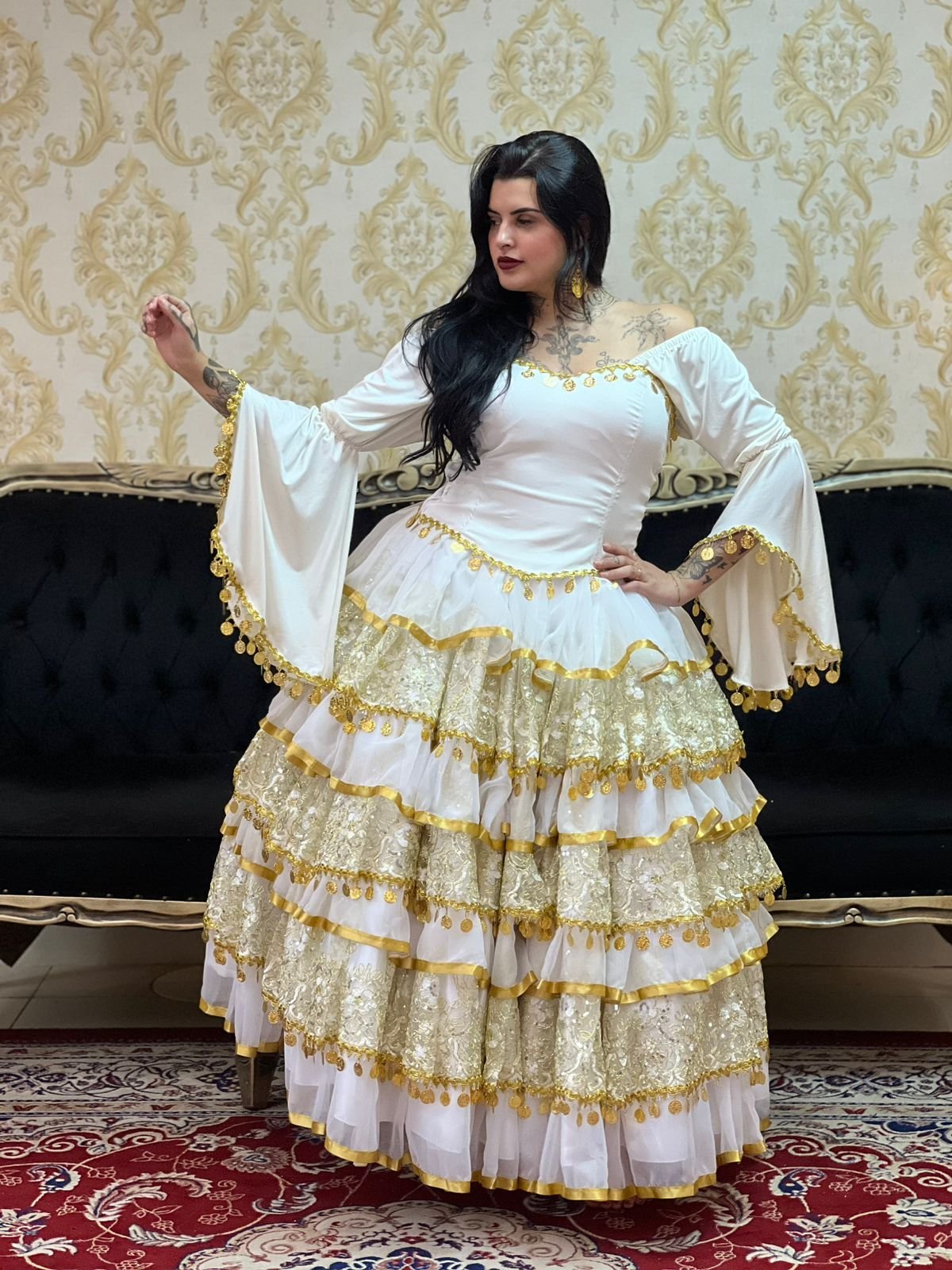 Corpete Esmeralda Branco/Dou 012