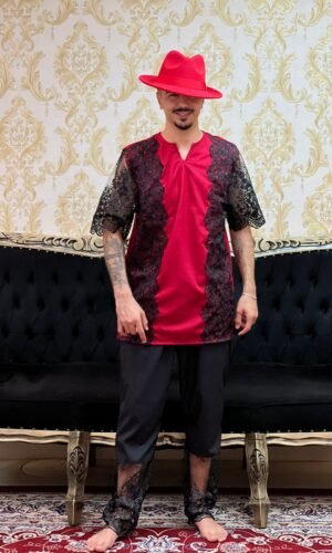 Kafta Luxo Verm/Preta 116