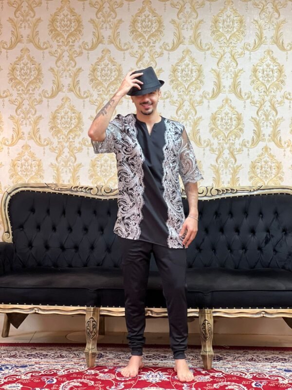 Kafta Luxo Preto/Prata 220