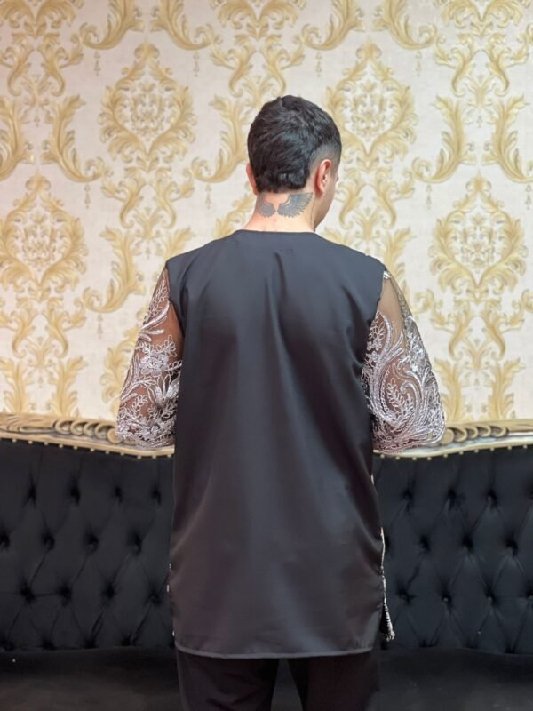 Kafta Luxo Preto/Prata 220 - Imagem 4
