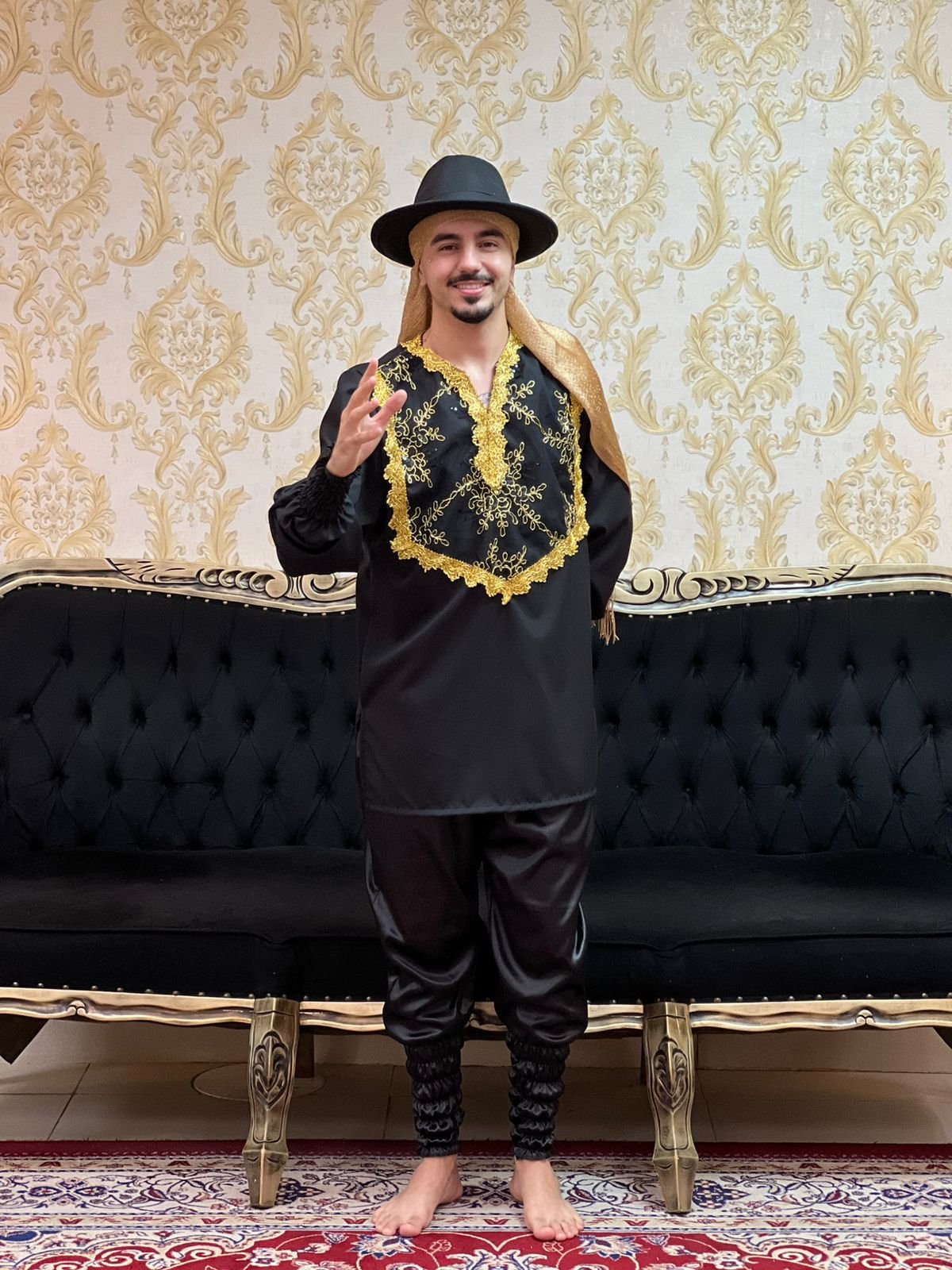 Camisa Cigano Oxfor Preto/Dou 221