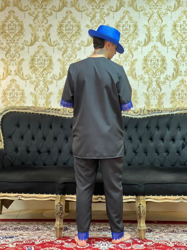 Conjunto Guipir Preto/Azul 244 - Imagem 6