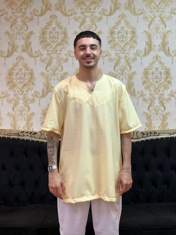 Kafta Oxfor Amarelo/Claro 301 - Imagem 2