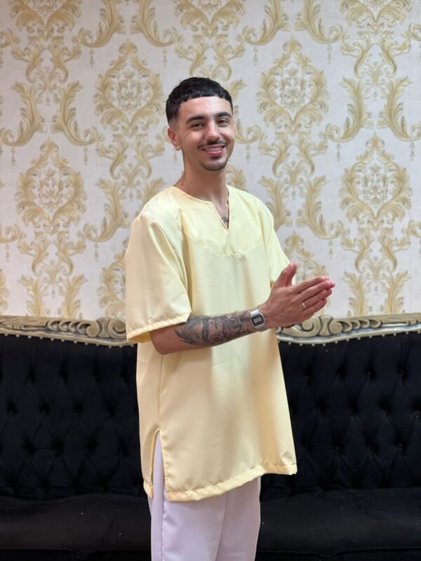 Kafta Oxfor Amarelo/Claro 301 - Imagem 3