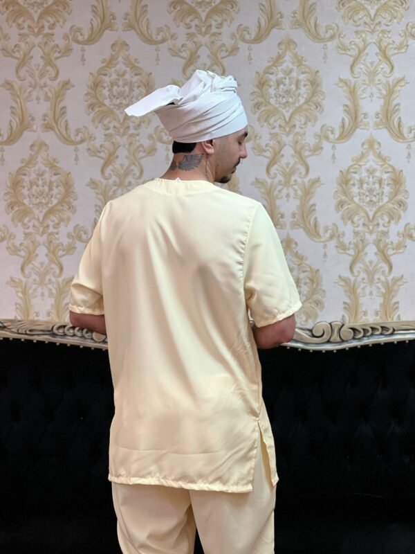 Kafta Oxfor Amarelo/Claro 301 - Imagem 4
