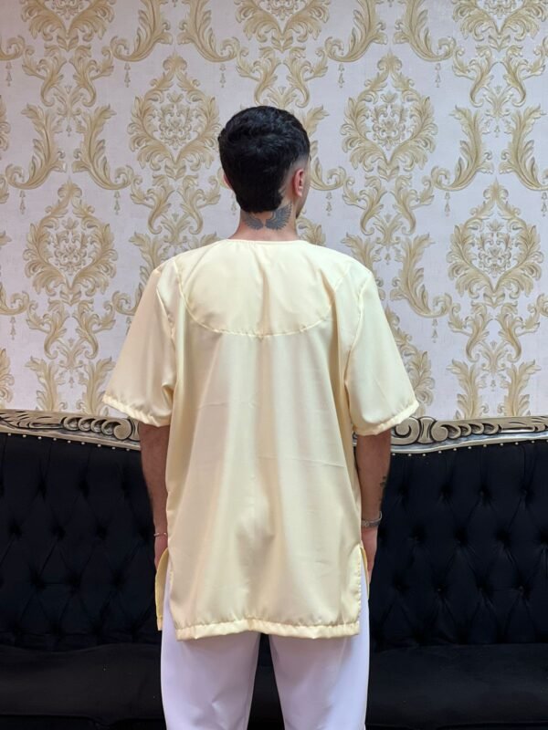 Kafta Oxfor Amarelo/Claro 301 - Imagem 4