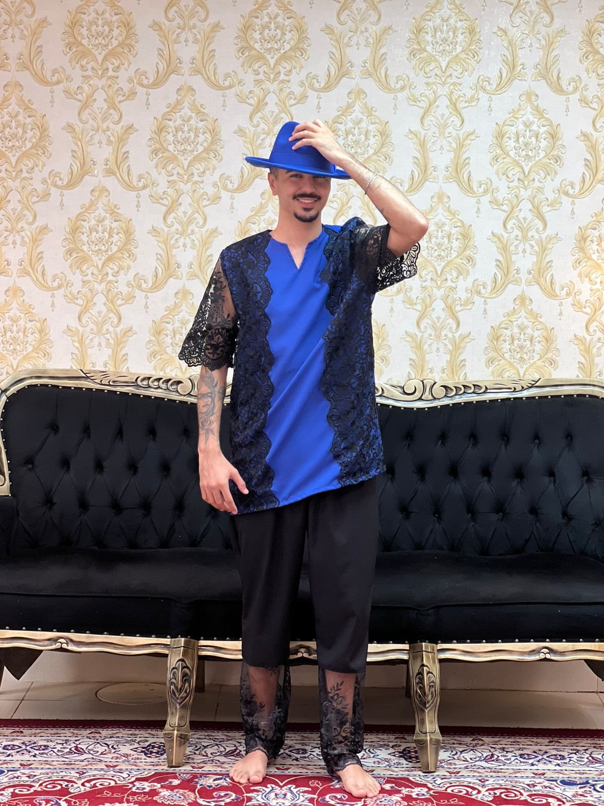 Kafta Luxo Azulão/Preto 420