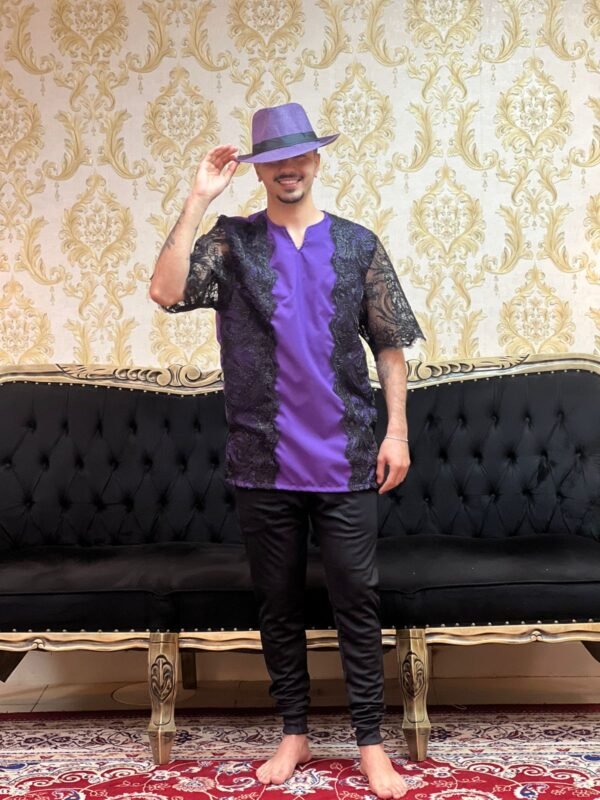Kafta Luxo Roxo/Preto 512