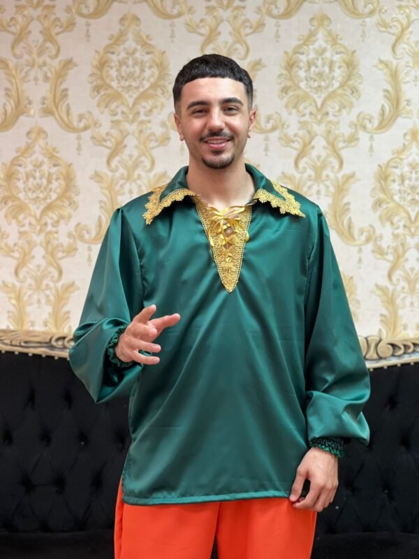 Camisa Crepe Verde/Dou 699 - Imagem 4