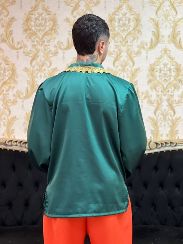 Camisa Crepe Verde/Dou 699 - Imagem 2