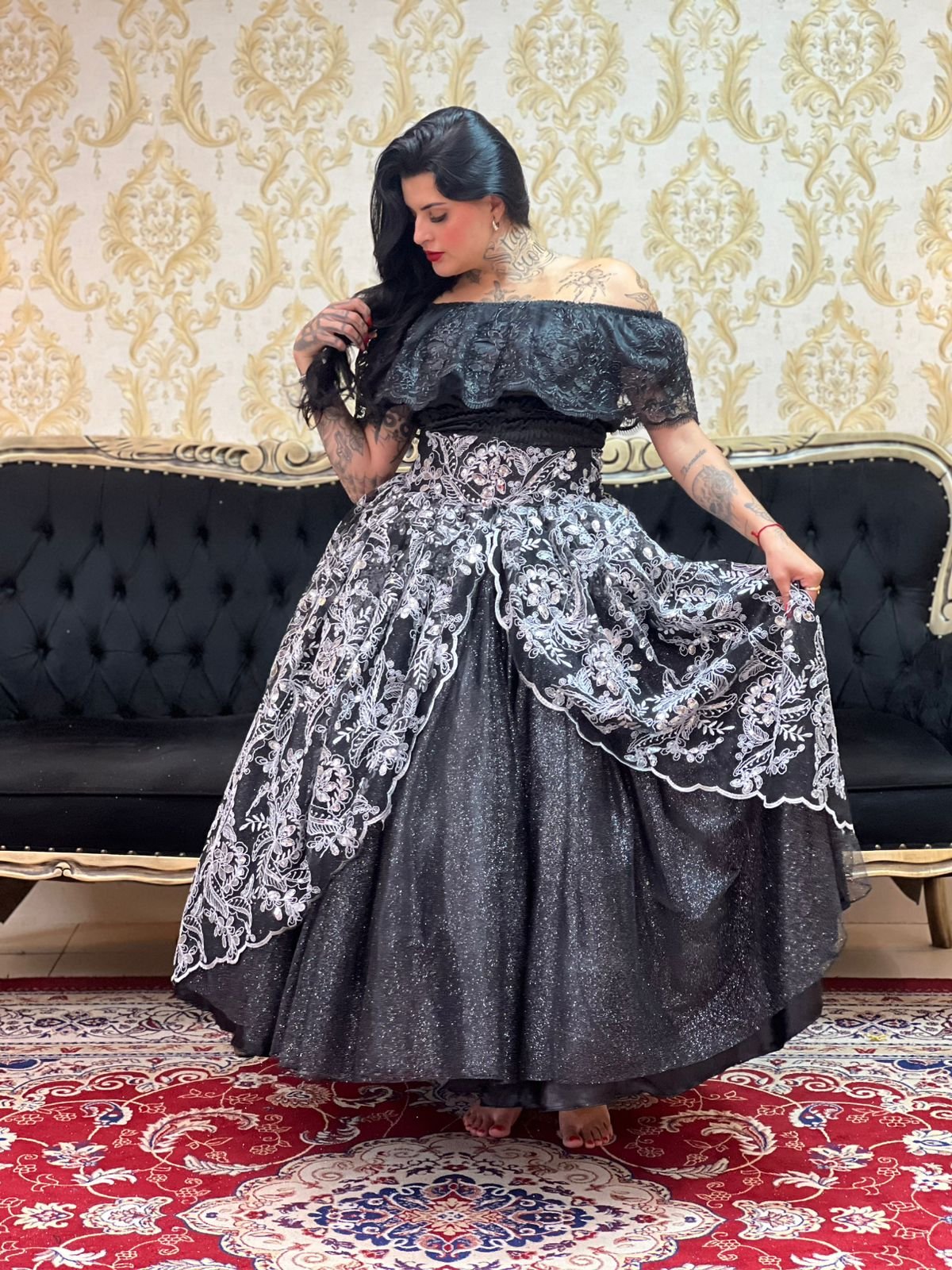 Saia Soberana Preta/Prata 2015