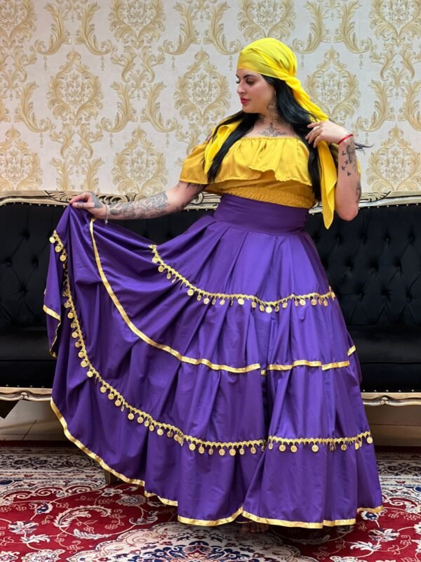 Saia Natasha Roxo/Dou 8500 - Imagem 2