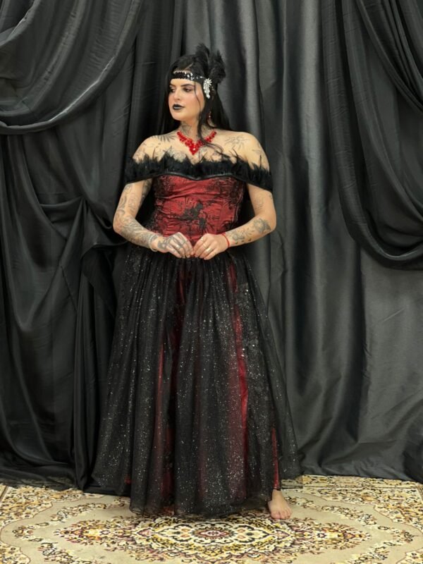 Vestido Madame Verm/Preto 210 - Imagem 4