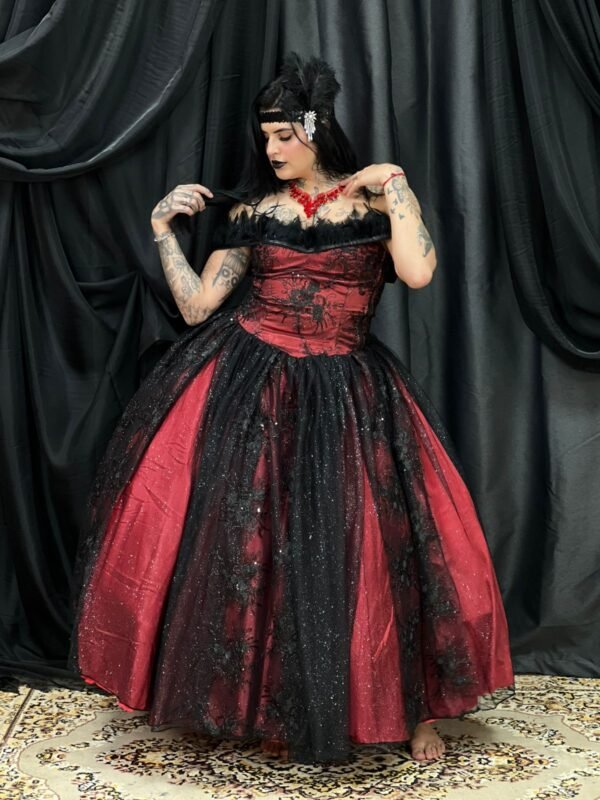 Vestido Madame Verm/Preto 210 - Imagem 2