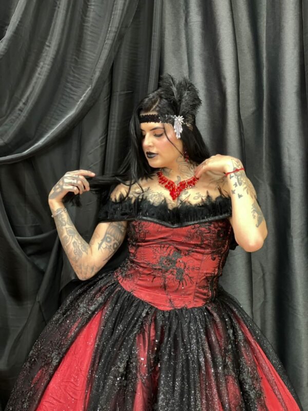 Vestido Madame Verm/Preto 210 - Imagem 5