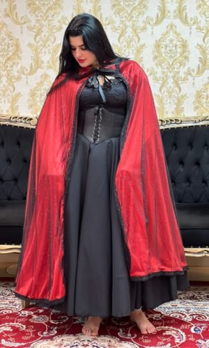 Capa Dupla Brilho Verm/Preto