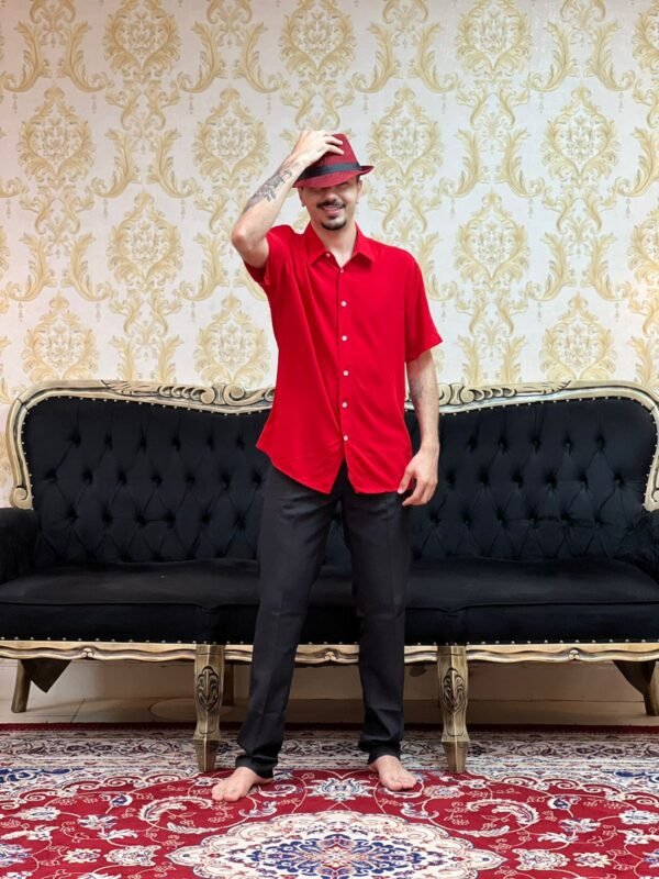 Camisa Social Curta Verm 101