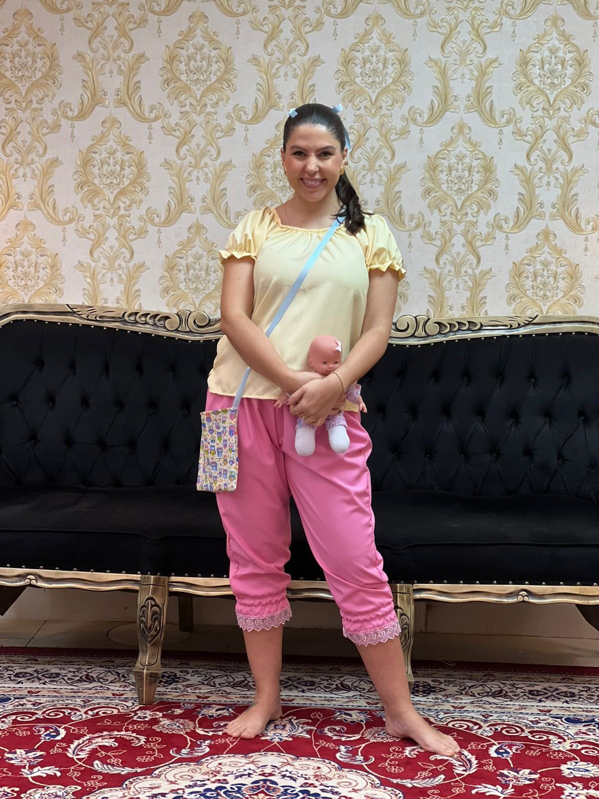 Bata Básica Oxford Amarelo Claro 368