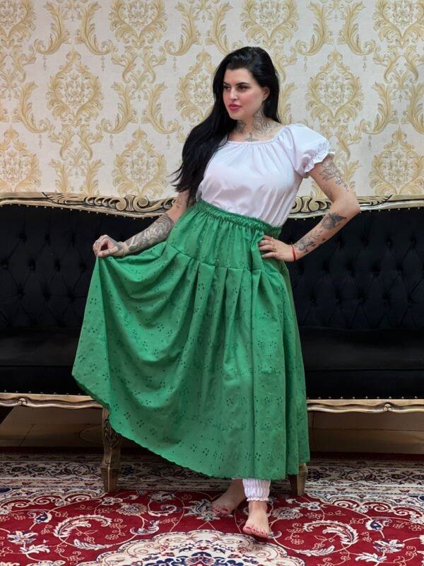 Saia Basica Laise Verde 628