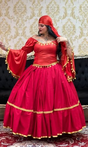 Corpete Esmeralda Vermelho/Dou 131