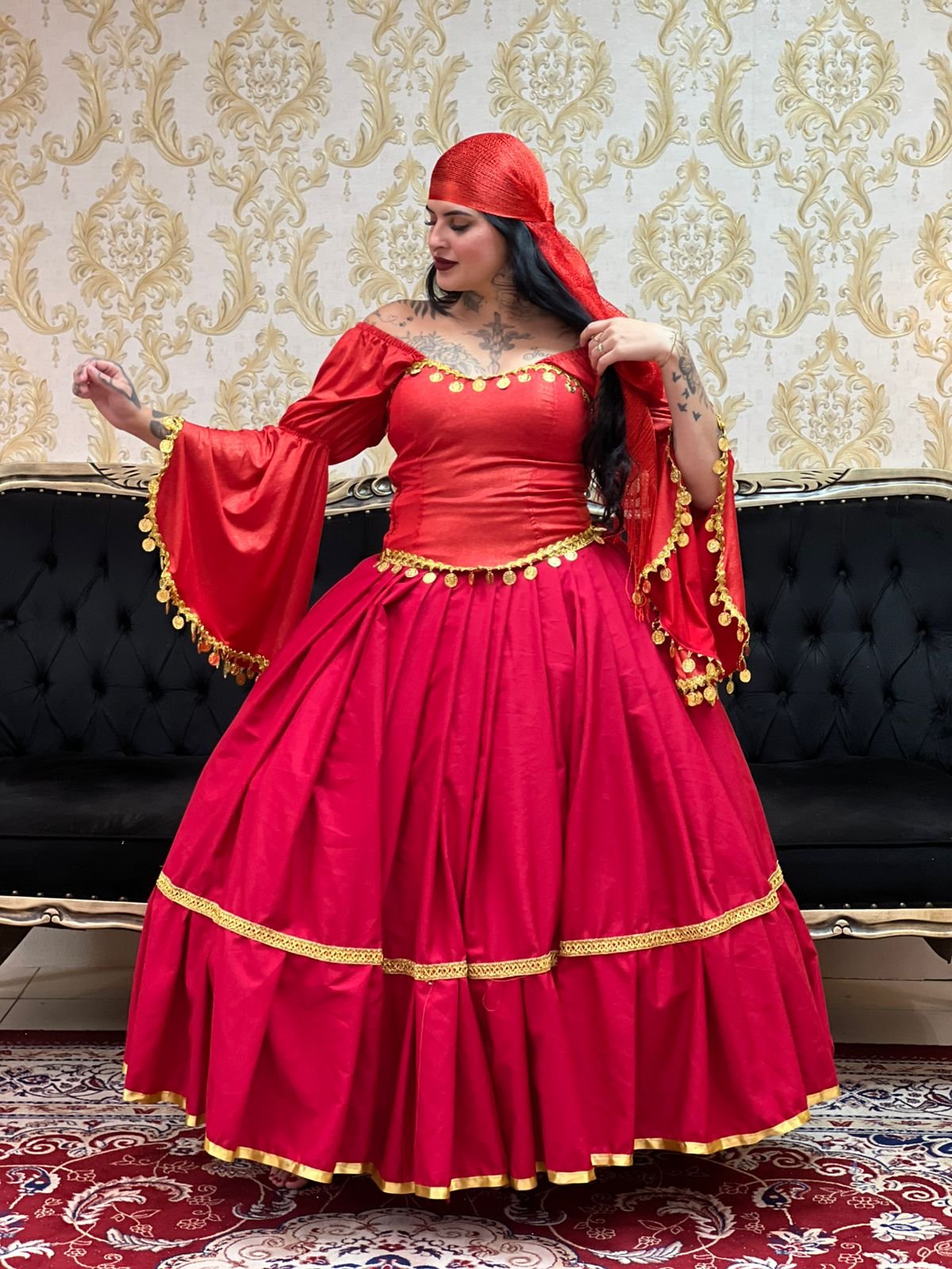 Corpete Esmeralda Vermelho/Dou 131