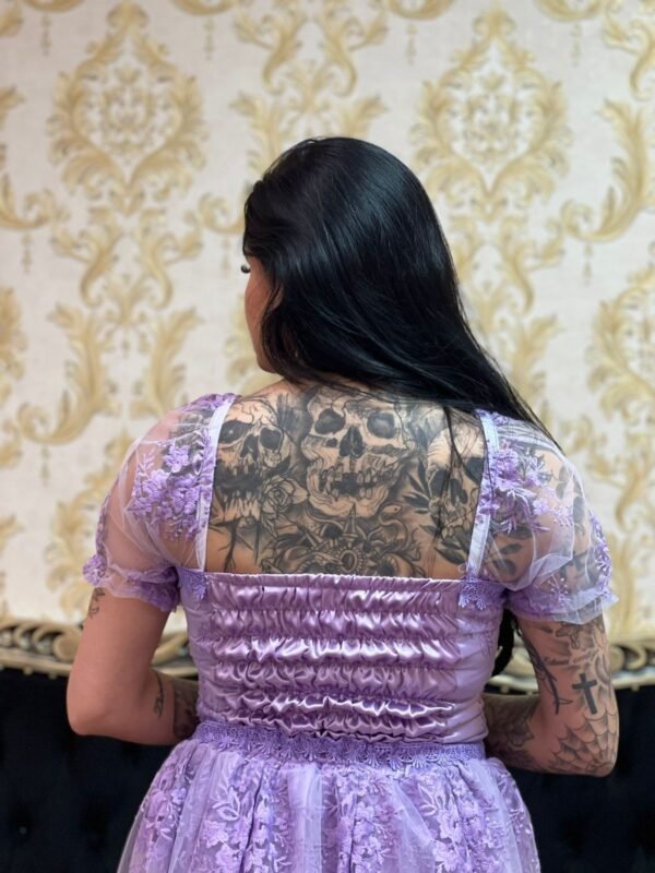 Corpete Bordado Lilas 510 - Imagem 4
