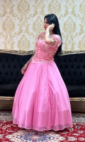 Corpete Bordado Rosa 702