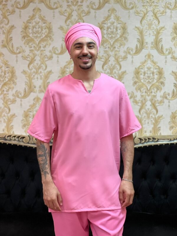 Kafta Oxfor Rosa 701 - Imagem 2