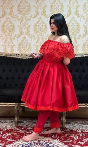 Saia Prada Vermelho 133