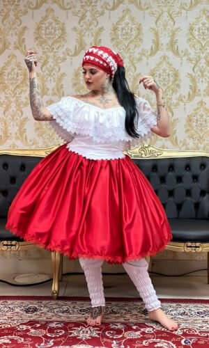 Saia Prada Vermelho 133