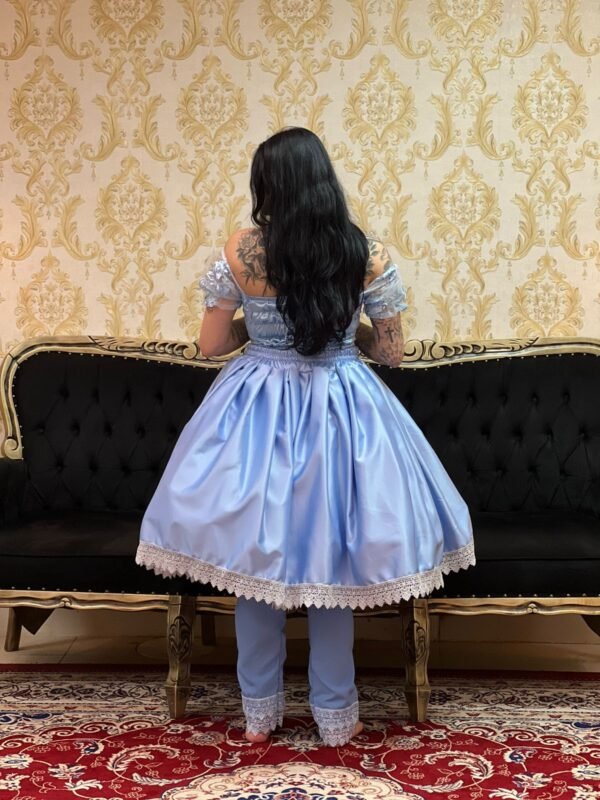 Saia Prada Azul/Prata 430 - Imagem 4