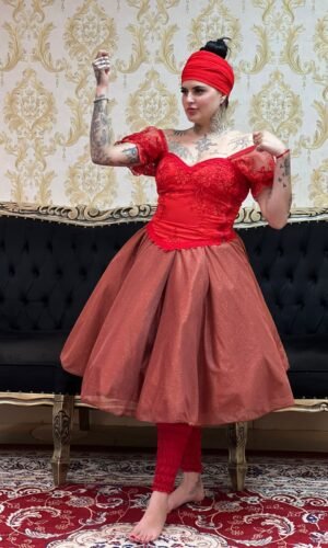 Saia Aurora Curta Marrom 908