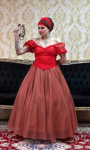 Saia Aurora Longa Marrom 909