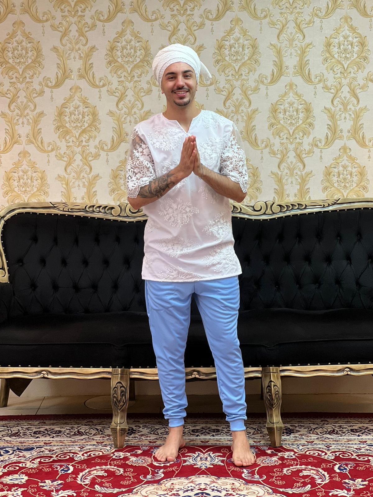 Calça Elanca Punho Azul 411