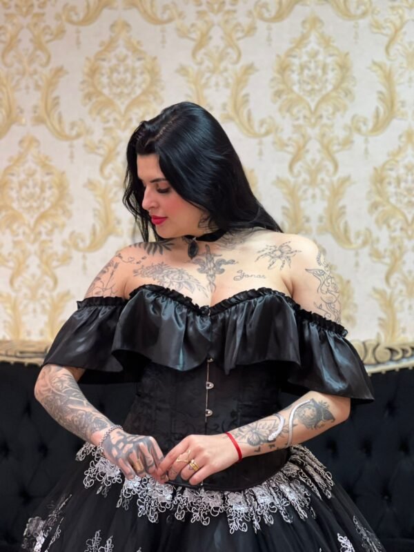 Corselet Preto 237 - Imagem 2