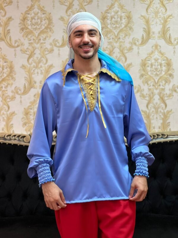 Camisa Crepe Azul/Dou 430 - Imagem 2