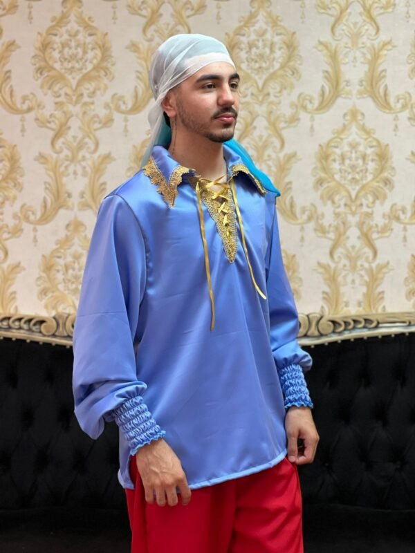 Camisa Crepe Azul/Dou 430 - Imagem 3