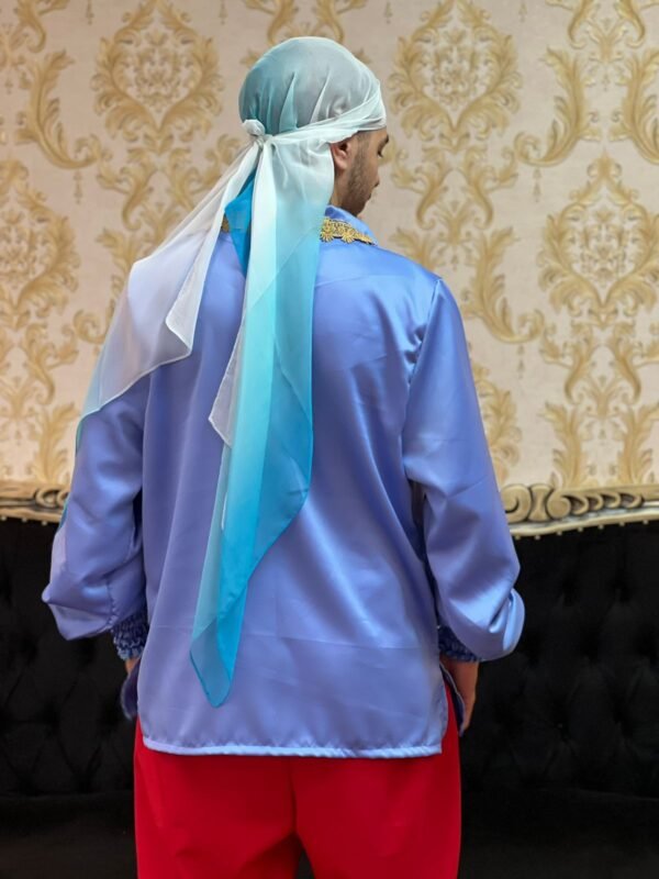 Camisa Crepe Azul/Dou 430 - Imagem 4